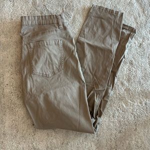 Brown Mid rise Stretch Skinny Ankle Grazer pants size 6/28